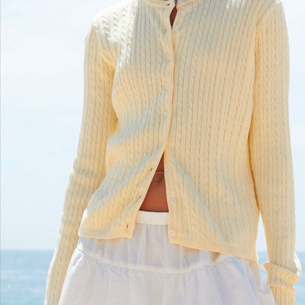 Rare Brandy Yellow Cardiagn